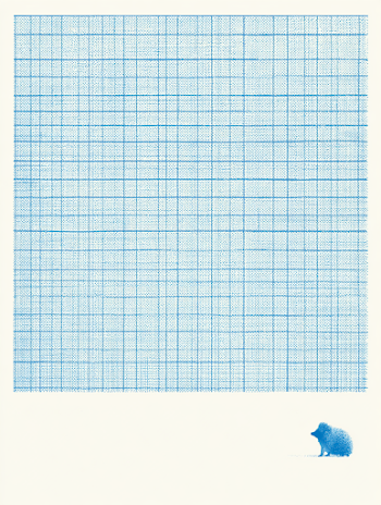Minimalist 1990s British Zine Back Cover