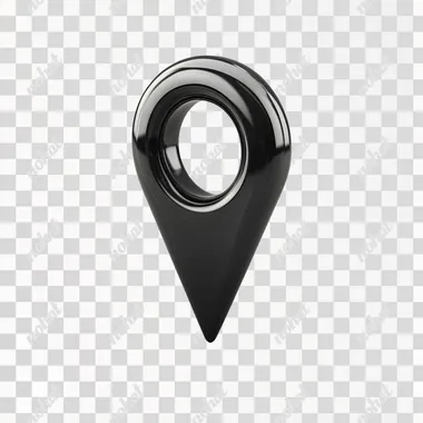 Minimalist 2D GPS Marker Design