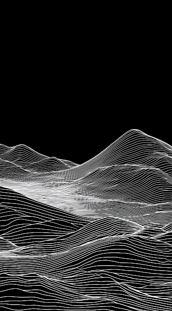 Minimalist Abstract Landscape Line Art