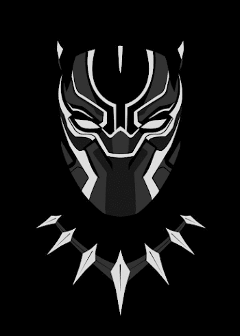 Minimalist art of Marvel's Black Panther | Marvel | Fan Art ...