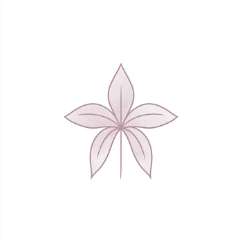Minimalist Bletilla Striata Flower Icon