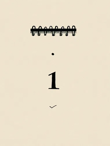 Minimalist Calendar Illustration with Checkmark Minimalist Calendar Illustration with Checkmark
