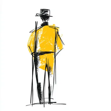 Minimalist Chimney Sweep Illustration Minimalist Chimney Sweep Illustration
