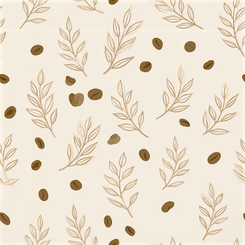Minimalist Coffee and Tea Pattern
