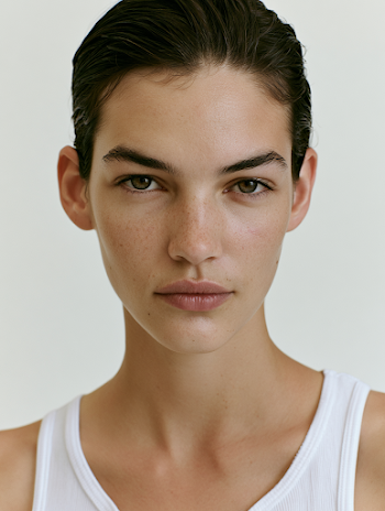 Minimalist Fashion Portrait of a Young Woman