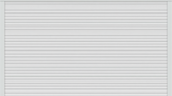 Minimalist Gray Corrugated Metal Garage Door