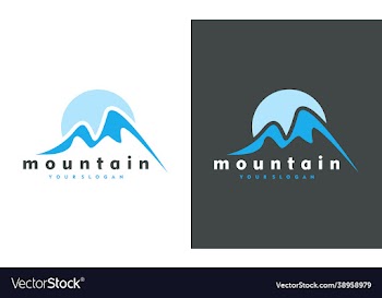 minimalist landscape hills mountain peaks