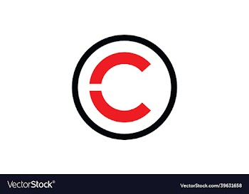 minimalist letter c logo and icon design