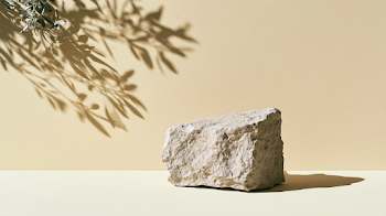 Minimalist Limestone Still Life