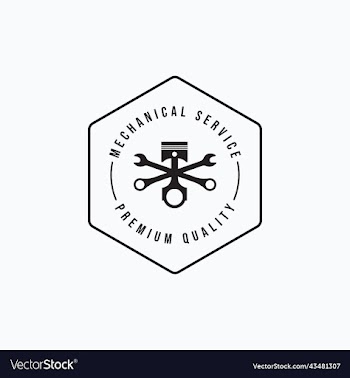 minimalist mechanical label concept simple