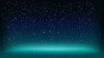 Minimalist Night Sky Background with Stars