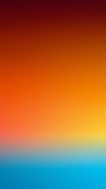 Minimalist Orange and Blue Gradient Background