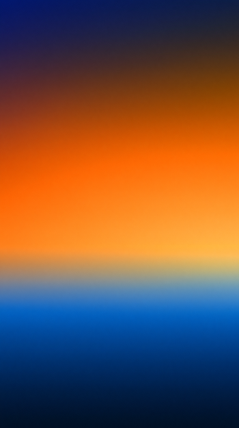 Minimalist Orange and Blue Gradient Wallpaper