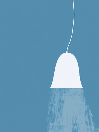 Minimalist Pendant Light Illustration