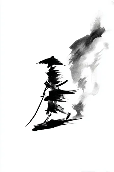 Minimalist Samurai in Motion Minimalist Samurai in Motion