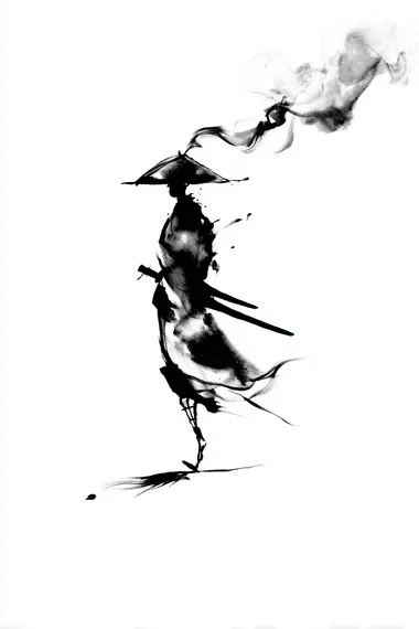 Minimalist Samurai in Motion Minimalist Samurai in Motion