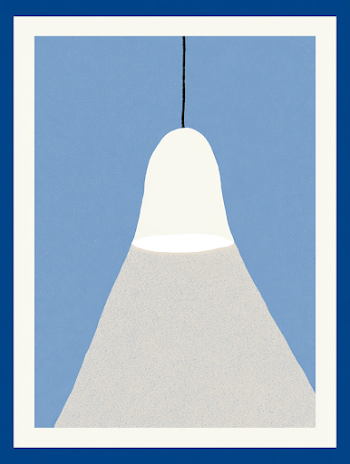 Minimalist Scandinavian Pendant Light Illustration