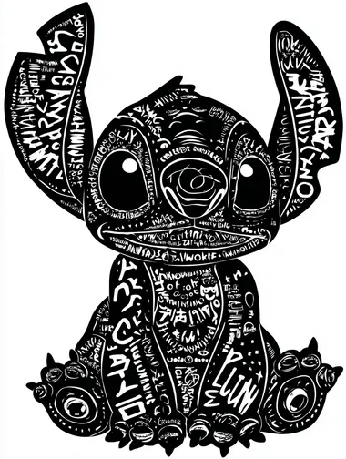 Minimalist Stitch Vinyl Sticker Design Minimalist Stitch Vinyl Sticker Design
