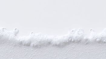 Minimalist White Foam Abstract Composition