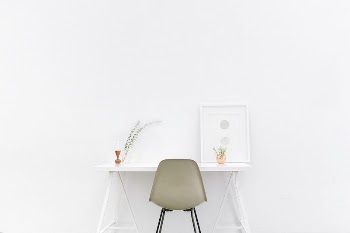 Minimalist white table. Original public | Free Photo - rawpixel