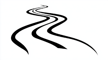 Minimalist Winding Road Logo