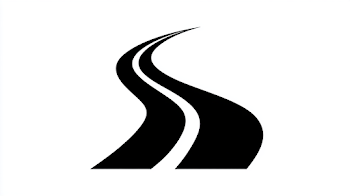 Minimalist Winding Road Logo