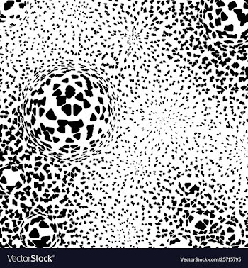Minimalistic abstract dots vector image