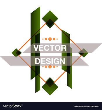 Minimalistic design creative concept modern vector image