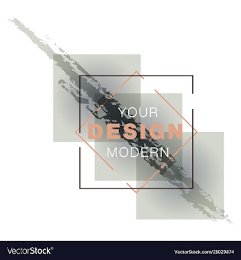 Minimalistic design creative concept modern vector image