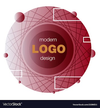 Minimalistic design creative concept modern vector image