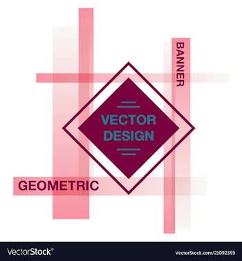 Minimalistic design creative concept modern vector image