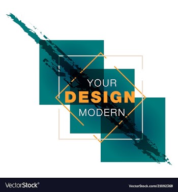 Minimalistic design creative concept modern vector image