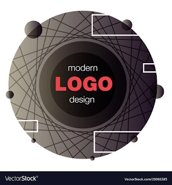 Minimalistic design creative concept modern vector image