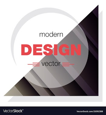 Minimalistic design creative concept modern vector image