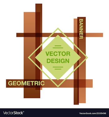 Minimalistic design creative concept modern vector image
