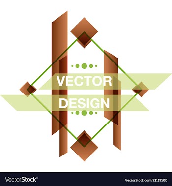 Minimalistic design creative concept modern vector image