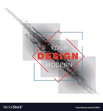 Minimalistic design creative concept modern vector image