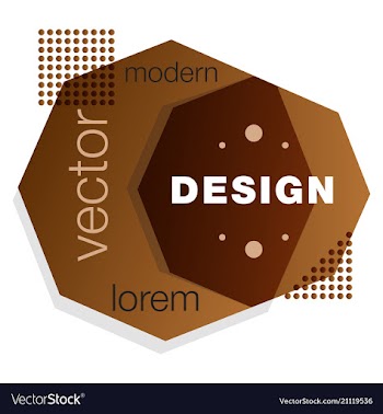 Minimalistic design creative concept modern vector image