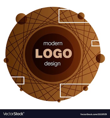 Minimalistic design creative concept modern vector image