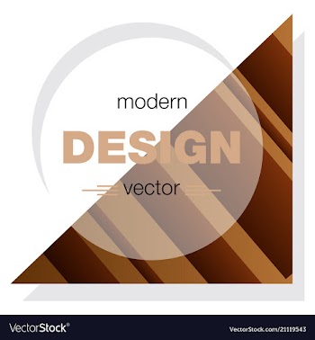 Minimalistic design creative concept modern vector image