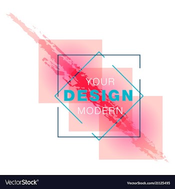 Minimalistic design creative concept modern vector image