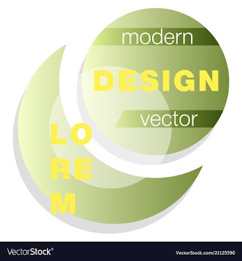 Minimalistic design creative concept modern vector image