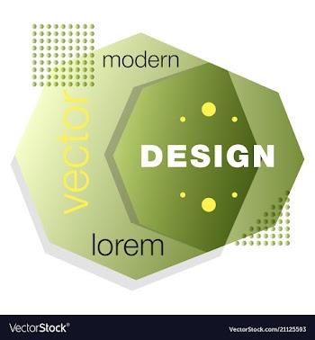 Minimalistic design creative concept modern vector image