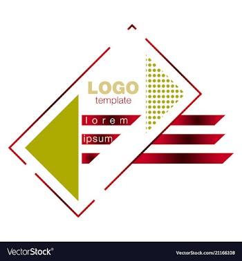 Minimalistic design creative concept modern vector image