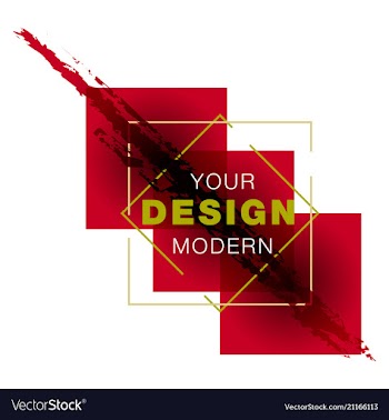 Minimalistic design creative concept modern vector image