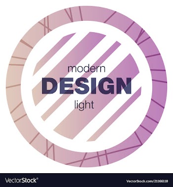 Minimalistic design creative concept modern vector image