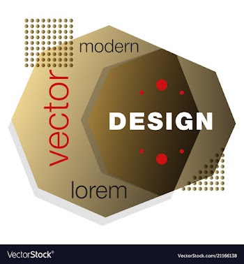 Minimalistic design creative concept modern vector image