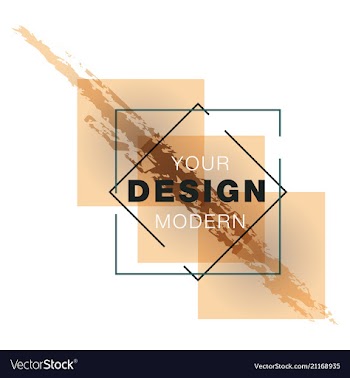 Minimalistic design creative concept modern vector image