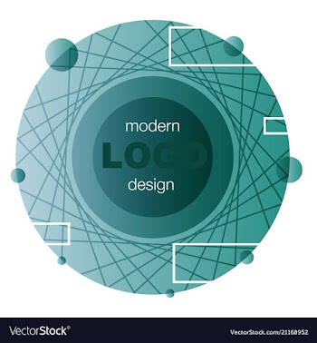 Minimalistic design creative concept modern vector image