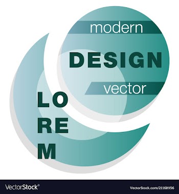 Minimalistic design creative concept modern vector image